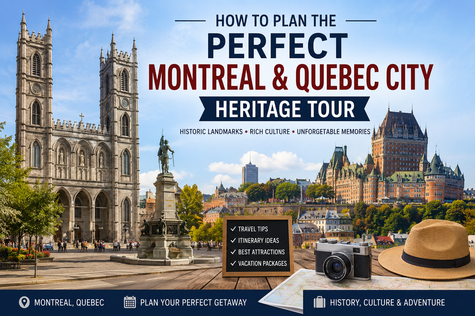 Travel Agency Montreal guide to planning the perfect Montreal and Quebec City heritage tour